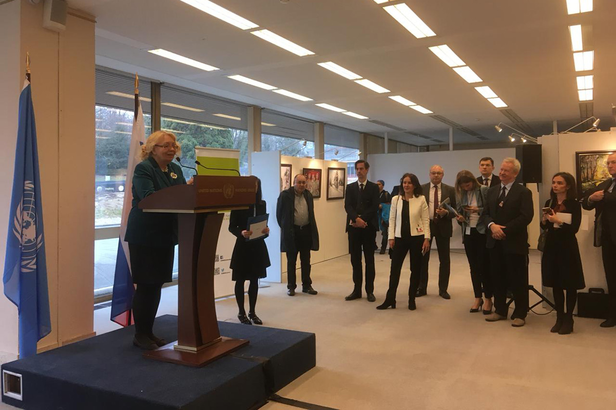 Ректор СПбПУ открыл выставку политехников во Дворце наций ООН