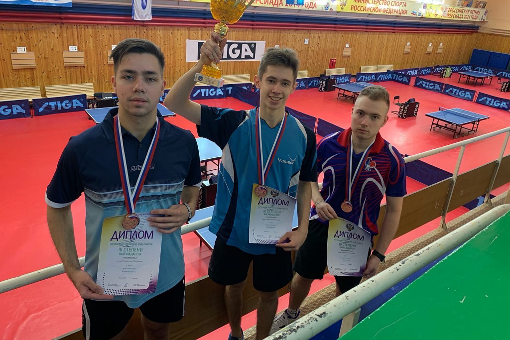 Теннисисты Политеха – призеры Всероссийских студенческих соревнований